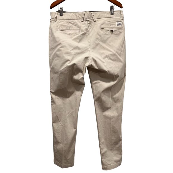 Ben Sherman Men's Slim Fit Stretch Chino Pants, Cotton, Putty, 36x32 - Picture 11 of 12